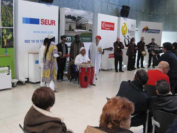 Música cubana en el stand