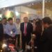 The Ambassador of the PRC on the stand of Nantong Xin Li Ji, chatting with Gu Junqiu, the Group´s Chairman / Photo courtesy of the author.