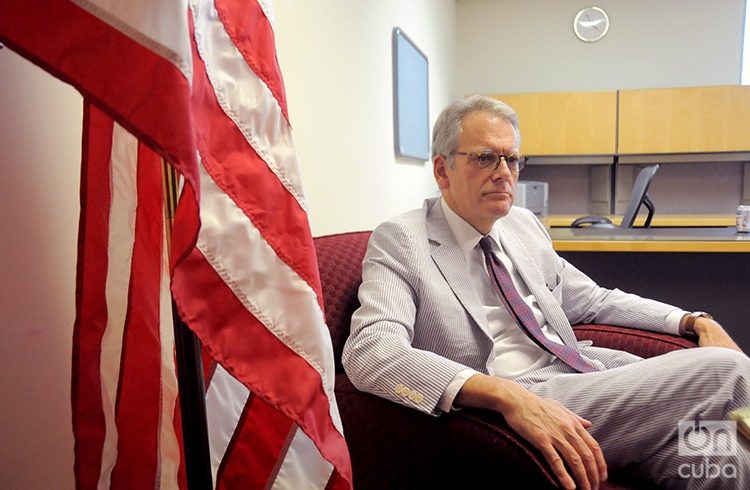 Jeffrey DeLaurentis, Chargé d’Affaires at the Embassy of the United States in Cuba. Photo: Roberto Ruiz