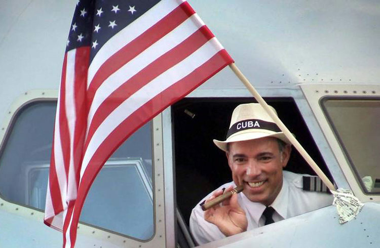 First U.S.-Havana regular flight in more than 50 years. Photo: José A. Iglesias / Nuevo Herald.