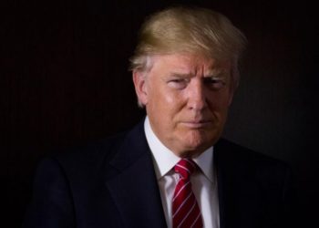 Donald Trump poses after an interview for Bloomberg Television in Trump Tower, New York. Photo: John Taggart / Bloomberg via Getty Images.