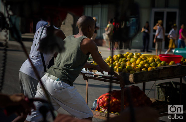 Private businesses in Havana. Photo: Roby Gallego.