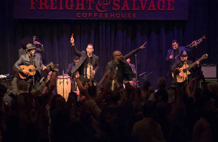 The Septeto Santiaguero during their summer tour of the United States. Photo: Grace Gómez – Courtesy of the Septeto Santiaguero.