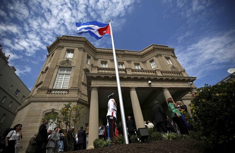 Cuba’s diplomatic venue in Washington. Photo: Reuters.