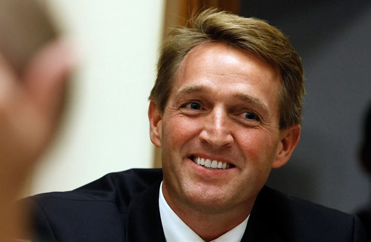 Republican Senator Jeff Flake. Photo: Getty Images.