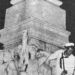 One of the U.S. Marines who desecrated the statue of Martí in Havana’s Parque Central in March 1949. Photo: Bohemia.