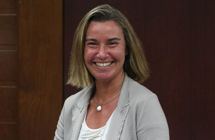 Federica Mogherini in Havana. Photo: Jorge Luis Baños / EFE / POOL.