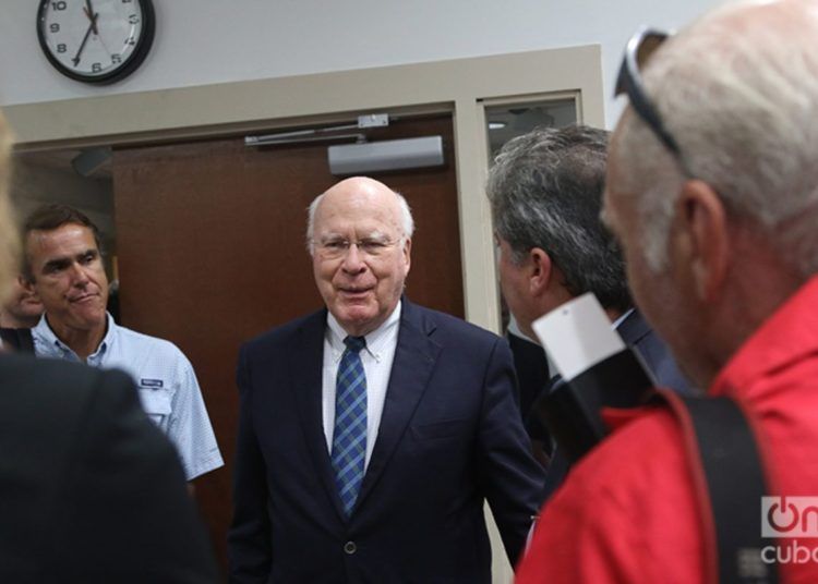 Senator Patrick Leahy during a visit to Cuba in 2017. Photo: Ismario Rodríguez.