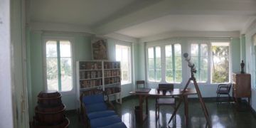 Interior of Hemingway’s house in Finca Vigía. Photo: Courtesy of Hugo Fernández.