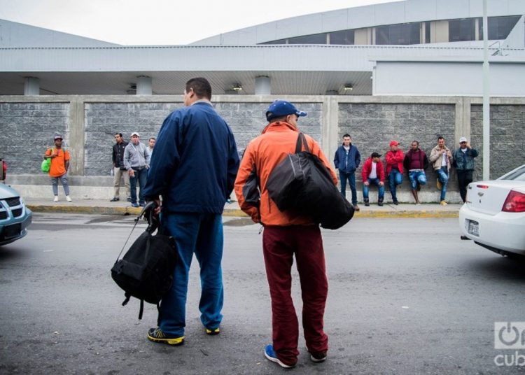 Cuban emigrants on the border between Mexico and the United States. Photo: Irina Dambrauskas.