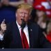 In this photograph of March 28, 2019, President Donald Trump speaks during a rally in Grand Rapids, Michigan. Photo: Paul Sancya / AP.