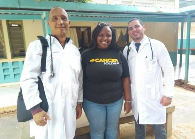 Cuban doctors Assel Herrera (left) and Landy Rodríguez (right), kidnapped on April 12 in Kenya, allegedly by members of the Al Shabaab extremist group. Photo: Escambray / Archive.