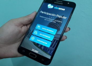 Cuban "People’s Participation" app for android mobiles, which aims to facilitate "citizen complaints" and the link with "government authorities." Photo: Granma.