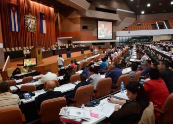 Cuban National Assembly session, in the Havana Convention Center, on December 20, 2018. Photo: Marcelino Vázquez / ACN.