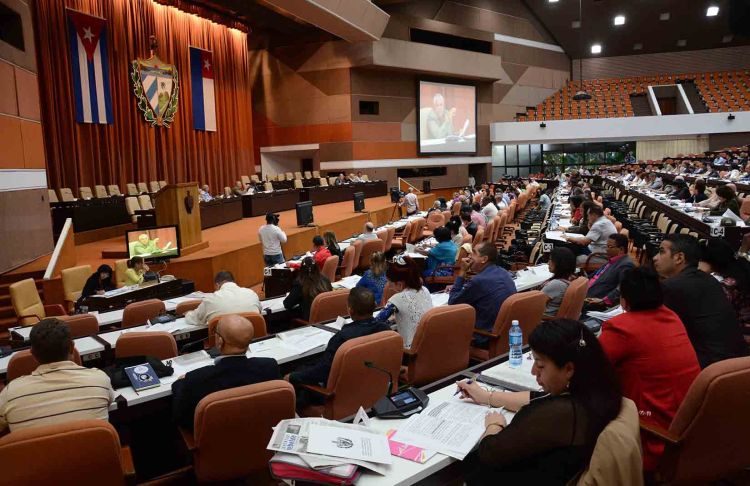 Cuban National Assembly session, in the Havana Convention Center, on December 20, 2018. Photo: Marcelino Vázquez / ACN.