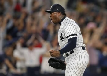 Aroldis Chapman has completed a decade of luxury as a MLB closer: 273 rescues, 883 and six All-Star Games. Photo: Yahoo.