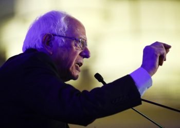 Senator Bernie Sanders in South Carolina on February 24, 2020. Photo: Matt Rourke/AP.