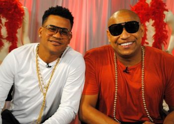 Cuban duo Gente de Zona, Randy Malcom (l) and Alexander Delgado (r) during an event in Miami, Florida. Photo: Antoni Belchi / EFE / Archive.