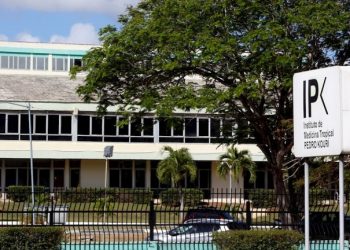 Exterior view of the Pedro Kouri Institute of Tropical Medicine, in Havana, Cuba, where the confirmed cases of COVID-19 are hospitalized on the island. Photo: Ernesto Mastrascusa / EFE.