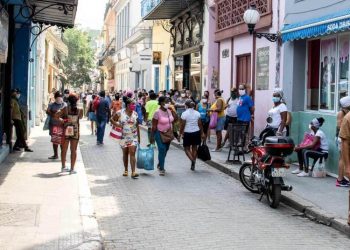 Obispo Street during the coronavirus. Photo: Otmaro Rodríguez.