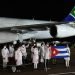 The Cuban medical brigade arrived last night in Johannesburg, where they were received by South African authorities. Photo: SundayTimes.