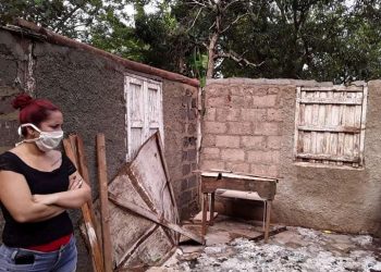 Damage caused by a severe local storm in Ciego de Ávila, in central Cuba. Photo: Invasor/Facebook.