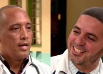 Cuban doctors Assel Herrera (left) and Landy Rodríguez (right), kidnapped on April 12, 2019, in Kenya, allegedly by members of the Al-Shabaab extremist group. Photo: Edited screenshot.