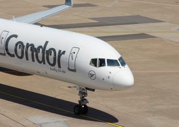 Plane of the German airline Condor. Photo: aerolatinnews.com/Archive.