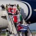 Arrival in Havana of Cuban doctors who worked in the Italian region of Lombardy in full coronavirus crisis. Photo: Yamil Lage/EFE/Archive.