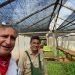 Joe García, together with private farmer Fernando Funes, from the Marta farm in Havana
province, specialized in organic products. / Courtesy of Joe García.