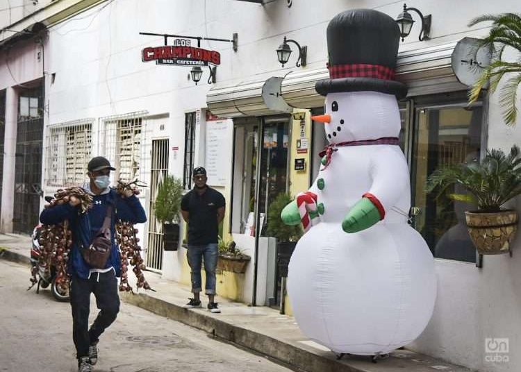 A Havana street this December. Photo: Kaloian Santos Cabrera.