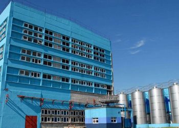 Powdered milk factory located in the province of Camagüey. Photo: Taken from the Agencia Cubana de Noticias news agency.