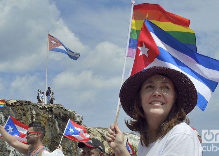 Archive photo of Mariela Castro Espín, director of the Cuban National Center for Sex Education (CENESEX), during the 2018 Cuban Days against Homophobia and Transphobia. Photo: Otmaro Rodríguez/Archive.