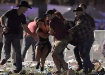 The shooting at the Route 91 Country Music Festival in Las Vegas was the deadliest mass shooting in modern U.S. history. Photo via BBC Mundo.