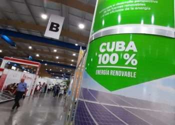 2nd International Renewable Energy Fair, at the Pabexpo fairgrounds, in Havana. Photo: Cuban Ministry of Energy and Mines/Twitter.