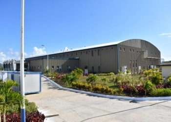 Biopesticide and biofertilizer plant in the province of Villa Clara. Photo: Radio Caibarien.