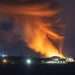 Fire in industrial zone of Matanzas. Night of August 7, 2022. Photo: Raúl Navarro González.