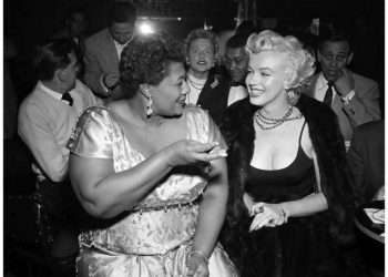 Ella Fitzgerald and Marilyn Monroe. Photo: Archive.