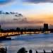 Havana from the sea. Havana Malecon.