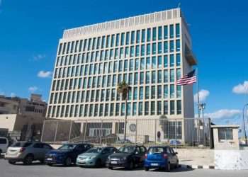 Embassy of the United States of America, in Havana. Photo: Otmaro Rodriguez.