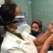 A nurse prepares to apply a dose of the Cuban Abdala COVID-19 vaccine. Photo: Modesto Gutiérrez Cabo/ACN/Archive.