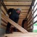 Undocumented Cuban immigrant at the sawmill where he would be detained. Photo: Courtesy.