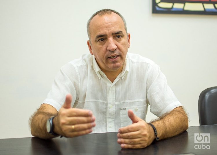 Ernesto Soberón Guzmán, general director of Consular Affairs and Attention to Cubans Living Abroad (DACCRE) of the island’s Foreign Ministry. Photo: Otmaro Rodríguez.