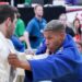 Johan Silot (right) is a Cuban judoka who competes for the United States. Photo: Roy Nanjo