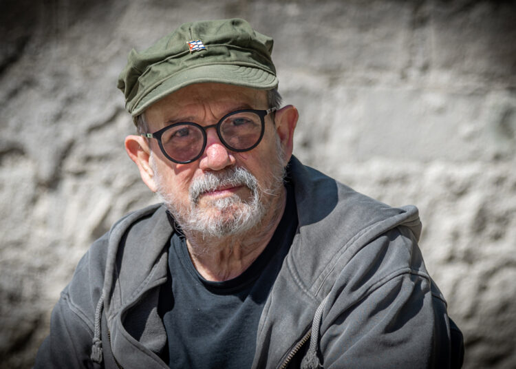 Photo provided by Silvio Rodríguez’s office that shows the singer-songwriter in Havana (Cuba). Photo: EFE/Kaloian Santos/Silvio Rodríguez Office.