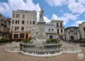 Monument to Francisco de Albear in the small plaza of the same name in Havana. Photo: Otmaro Rodríguez.