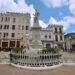 Monument to Francisco de Albear in the small plaza of the same name in Havana. Photo: Otmaro Rodríguez.