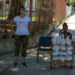 A private bread stand in Havana. Photo: Otmaro Rodríguez.