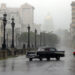 Heavy rains due to the passage of Hurricane Rafael in Havana on November 6. Photo: EFE/Ernesto Mastrascusa.