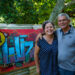 Mildrey and Manuel in their yard. Photo: Jorge Ricardo.